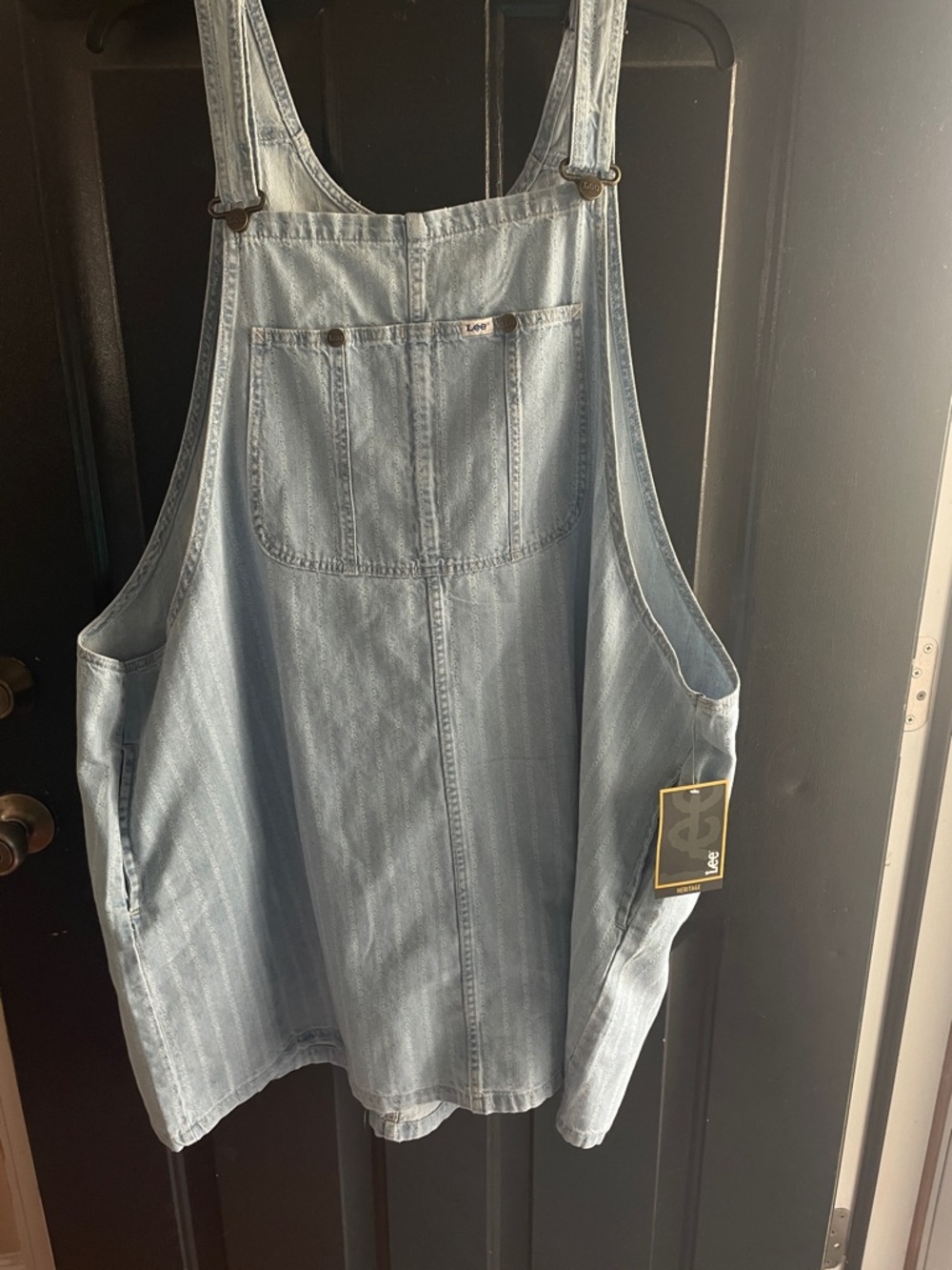 Lee Light Blue Denim Pinafore Dress